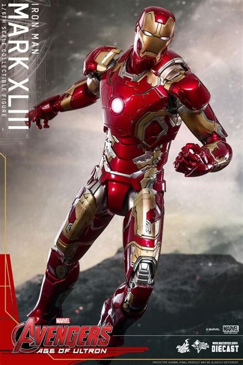 Movie Masterpiece Diecast Avengers Age Of Ultron 16 Iron Man Mark 43