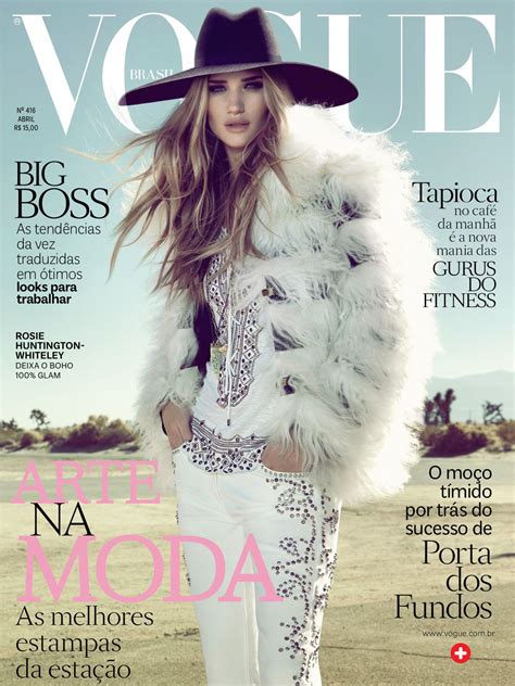 Rosie Huntington Whiteley For Vogue Brazil April 2013 Fab Fashion Fix
