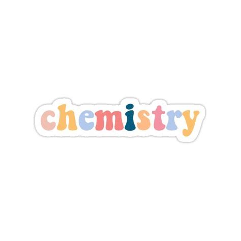 Chemistry Sticker By Hyallthetime In 2021 Science Stickers School