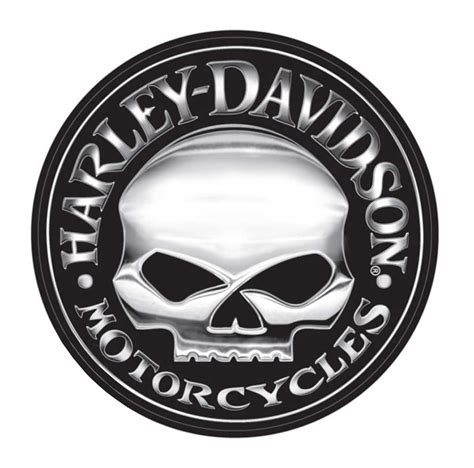 Buy Harley Davidson Decal Silver Willie G Skull Logo X Large 29 Inch