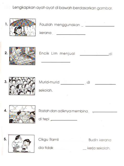 Bermula pada tahun 2008, pendidikan keselamatan jalanraya diajar dalam subjek bahasa melayu untuk murid tahun 1. Lembaran kerja B.Melayu Tahun 2 | Lembar kerja, Bahasa ...