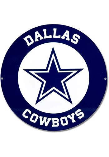 Currently over 10,000 on display for your viewing. Dallas Cowboys 12 Steel Logo Sign - 1360136