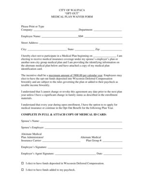 You can obtain a waiver of. 137 Printable Medical Waiver Form Templates - Fillable ...