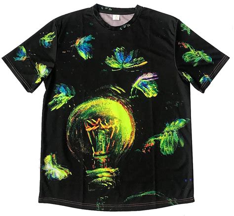 Glow In The Dark Ultraviolet Neon Clothing Apparel Clothes For Man Boy
