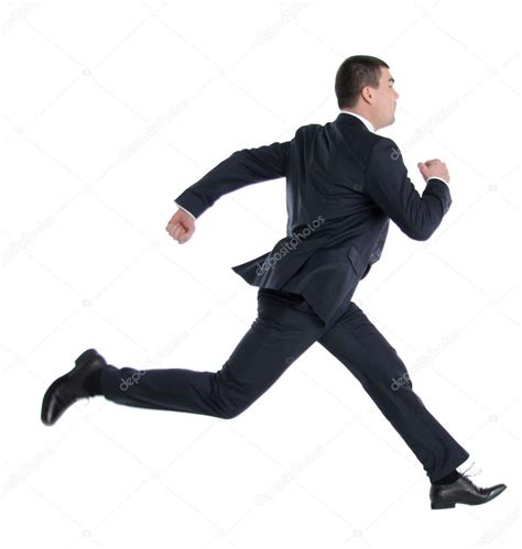 Business Man Running — Stock Photo © Arkusha 8979945