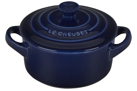 Set of 4 destination mugs le creuset 350ml chicago boston ny & ca cerise indigo. Le Creuset Indigo Cookware - Le Creuset Stoneware Mini ...