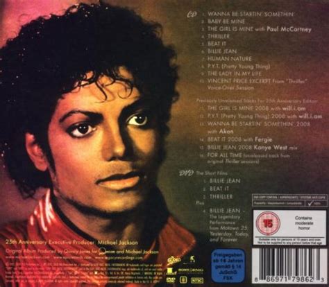 Michael Jackson Album Thriller 25th Anniversary Edition