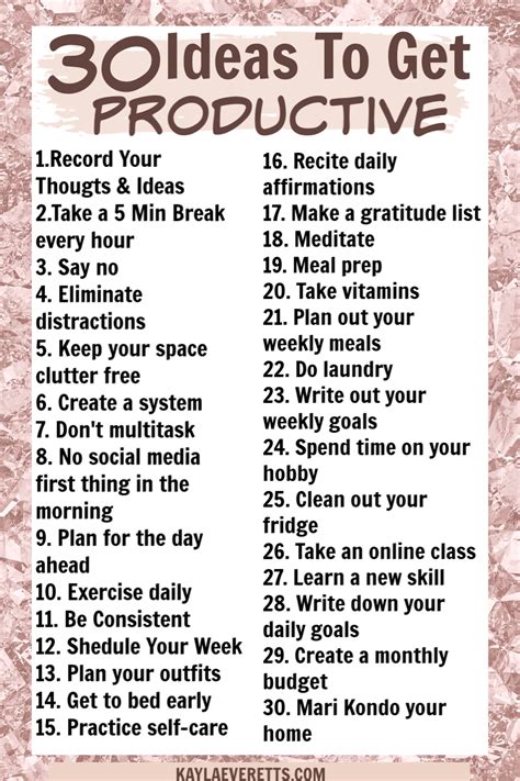 30 ideas to get productive in 2020 productive things to do how to better yourself self