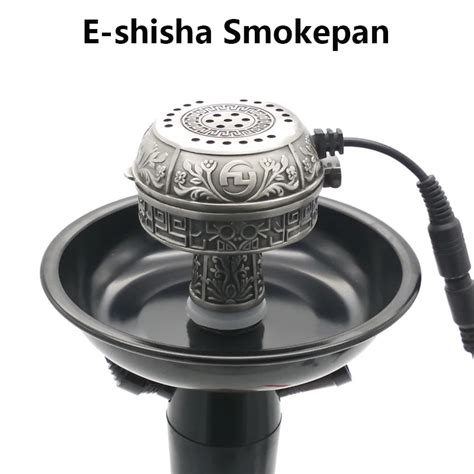 Large Size Multifunctional Metal E Shisha Smokepan Electronic Tobacco