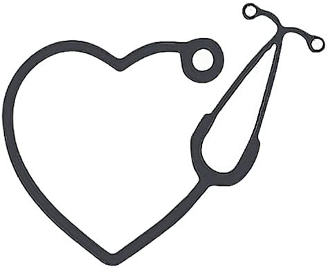 Stethoscope Heart Nursing Nurse Freetoedit Heart Stethoscope Clip Art