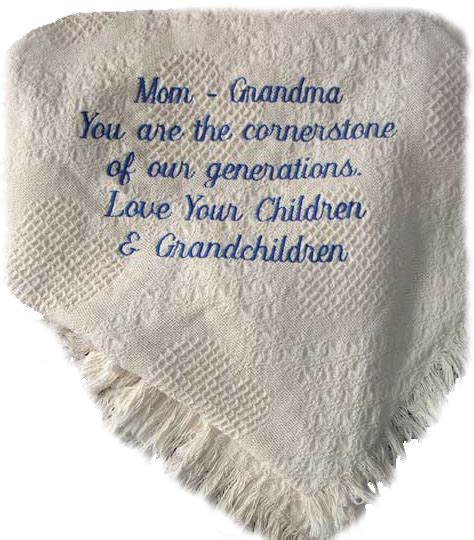 Personalized gifts for mom blanket. Mom Grandmother Throw Blanket | Personalized