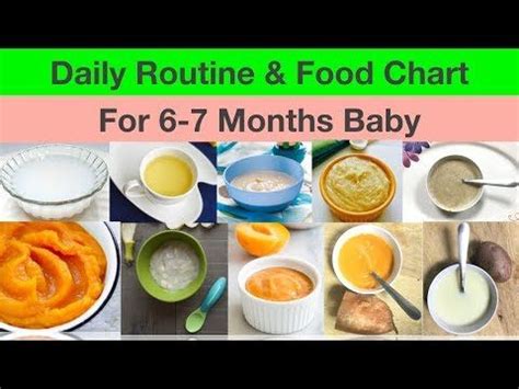 By 7 months, your baby will start eating the 3 times meal in a day along with breastfeeding/formula milk. Daily Routine & Diet Chart for 6-7 months baby(Hindi ...