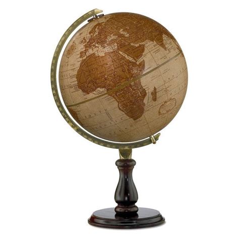 Leather Expedition 12 Desk Globe Traditional World Globes By