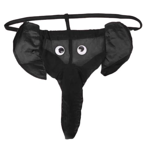 Men Sexy G Strings Elephant Pouch Leopard Grain Sexy Underwear Mens Thongs Novelty Dropshipping