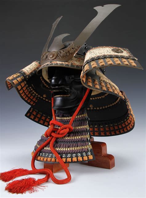 Japanese Samurai Wearable Kabuto Helmet With A Mask Marutake Etsy 日本