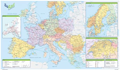 Map Of Europe Train Routes A Map Of Europe Countries