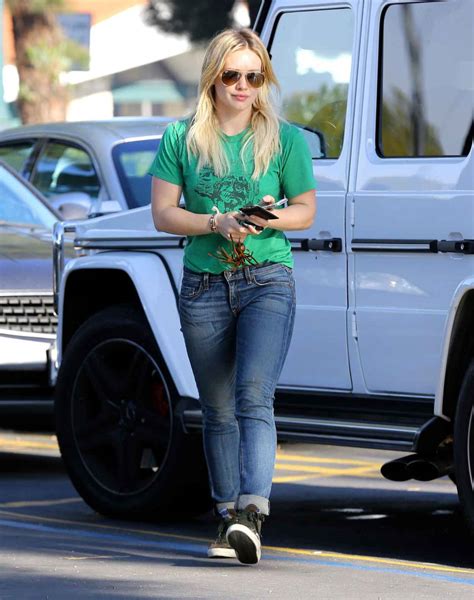 Hilary Duff Street Style Out In Los Angeles March Celebsla Com