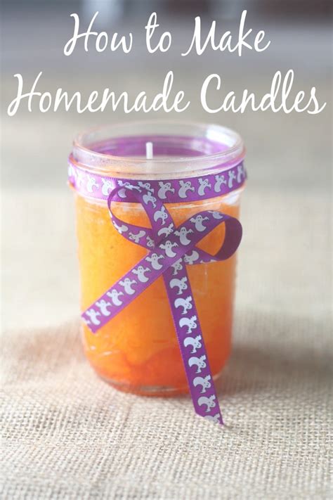 Homemade Diy Candles Easy Craft For Kids
