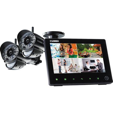 Lorex Two Camera Surveillance System With 2 Way Audio Via Lw2752