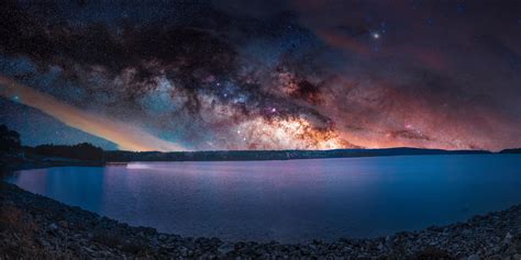 Wallpaper engine wallpaper gallery create your own animated live wallpapers and immediately share them with просмотр: Colorful Sky Stars Landscape Sea, HD Nature, 4k Wallpapers ...