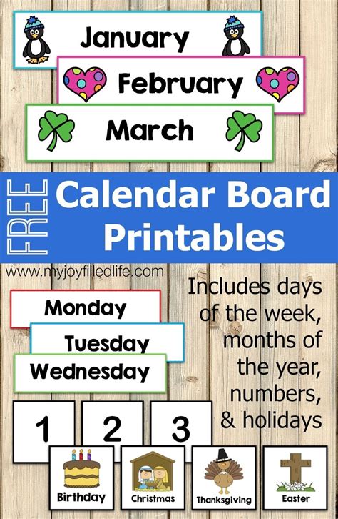 Free Interactive Calendars For Kindergarten To Use Online Month