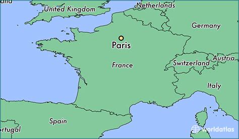Where Is Paris France Paris Ile De France Map