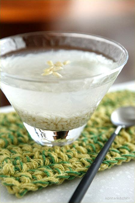Jump to navigation jump to sikhye (id); Homemade Sikhye (non- alcoholic Korean malt drink ...