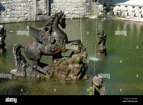 Pegasus Fountain Villa Lante Bagnaia Viterbo District Lazio Italy