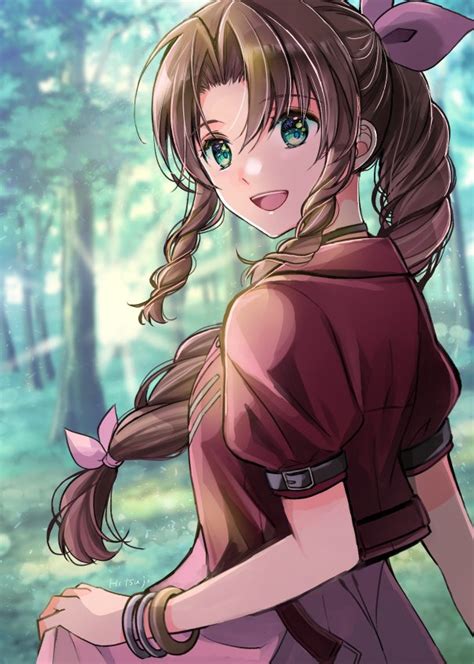 Aerith Gainsborough Final Fantasy And More Drawn By Ruiki Fkhv