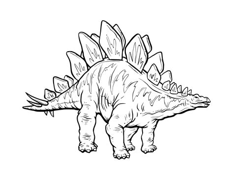 Stegosaurus Coloring Pages Pdf