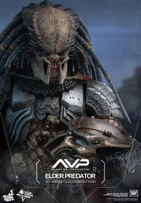 Preview Hot Toys Mms325 Avp Alien Vs Predator 16th Elder Predator Collectible Figure