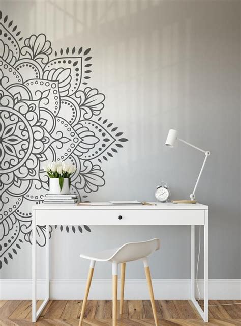 These efficient wall painting machine are ideal for commercial uses. Mandala Wall Art Sticker Mandala Vinyl Decal Mehndi Wall ...