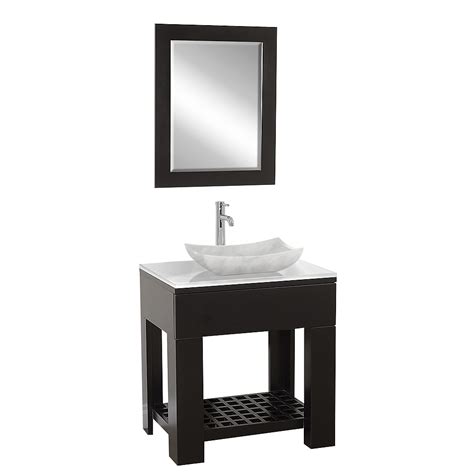 Vessel sink vanities are among the hottest choices for bathroom sinks. 30" Zen Single Vessel Sink Vanity - Bathgems.com