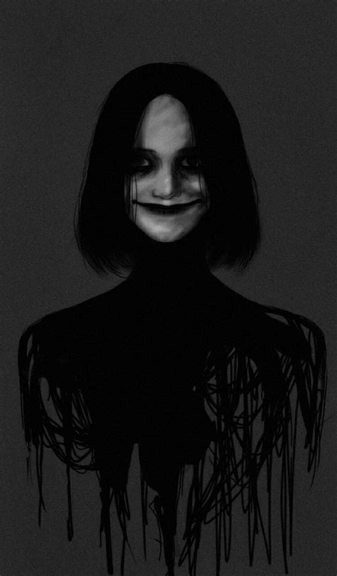 Disgust Smile Creepypasta Oc Art By Face Hee Creepy Drawings Dark