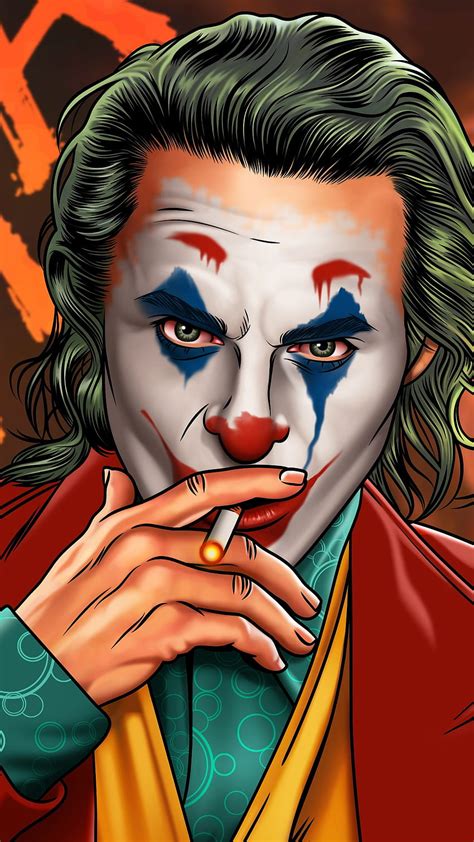 Joker Smoking Colorful Painting Hd Phone Wallpaper Pxfuel