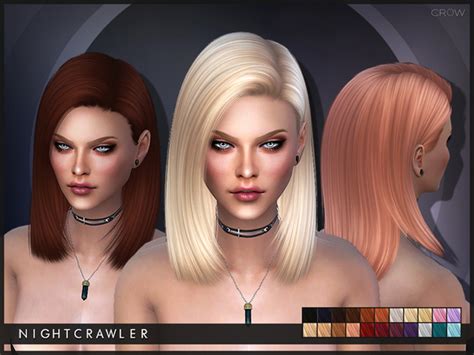 Crow Hair By Nightcrawler At Tsr Sims 4 Updates