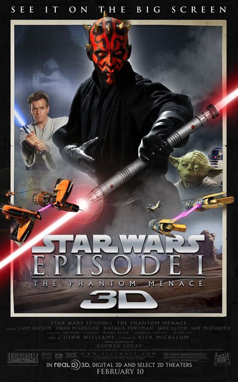 Star Wars Episode 1 The Phantom Menace 3 Of 13 Extra Large Movie