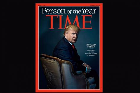 Bush campaigned for a year against partisan. Time Magazine Names President-Elect Donald Trump Person of ...