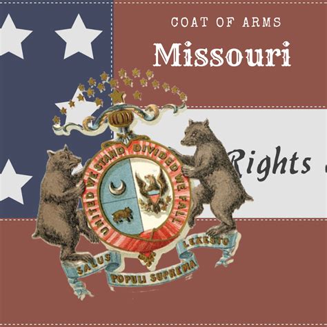 Missouri Coat Of Arms Stickers Beauregards Tailor