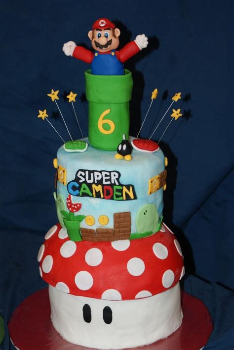 50 awesome super mario cakes ~ damn cool pictures. Super Mario birthday cake. www.divinedessertstampa.com ...