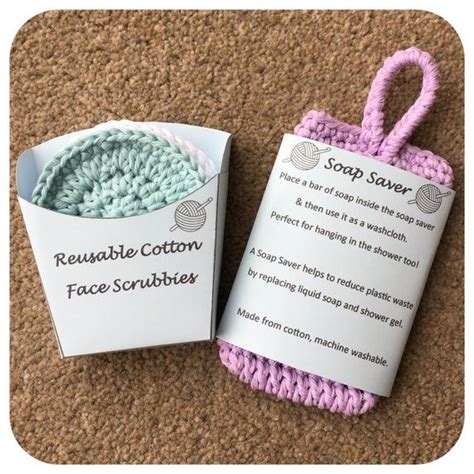 Face Scrubbies Soap Saver Crochet Pattern Including Etsy UK