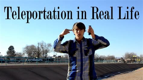 How do you live in the moment? How to TELEPORT in Real Life! (My First Effect Video ...