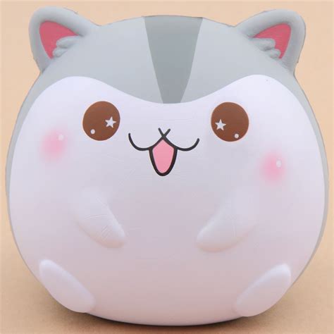 scented jumbo grey Poli hamster animal squishy by Popularboxes_hk - modeS4u