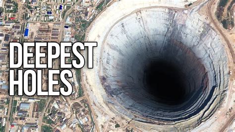10 Deepest Holes Ever Dug By Humans Youtube