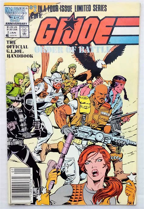 Gi Joe Order Of Battle 2fn 1986 Newsstand Comic Books Copper