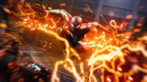 Marvels Spiderman Miles Morales Powers Wallpaperhd Games Wallpapers4k