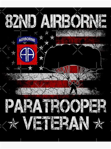 82nd Airborne Paratrooper Veteran Art Print For Sale By Jody49