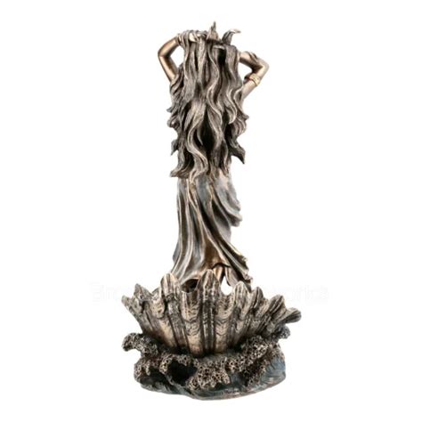 Aphrodite Venus Rising From The Sea Greek Roman Goddess Cold Cast Bronze Resin Statue