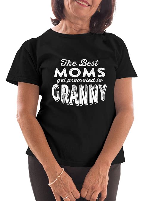 Feisty And Fabulous Feisty And Fabulous Best Grandma Shirt Granny T Shirts Black Mom To