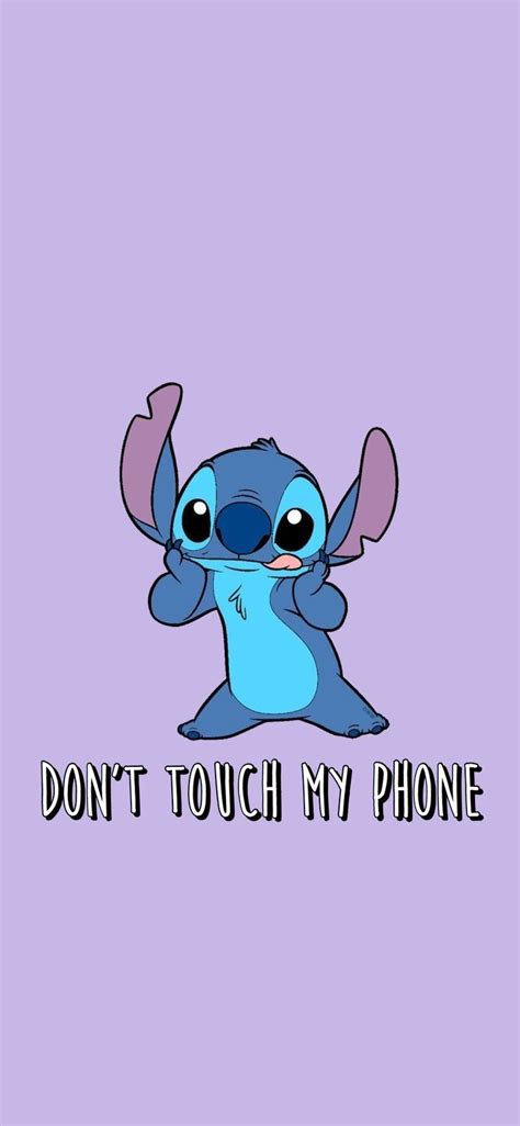 Dont Touch My Phone Wallpaper Lock Screen Stitch Aesthetic Wallpaper